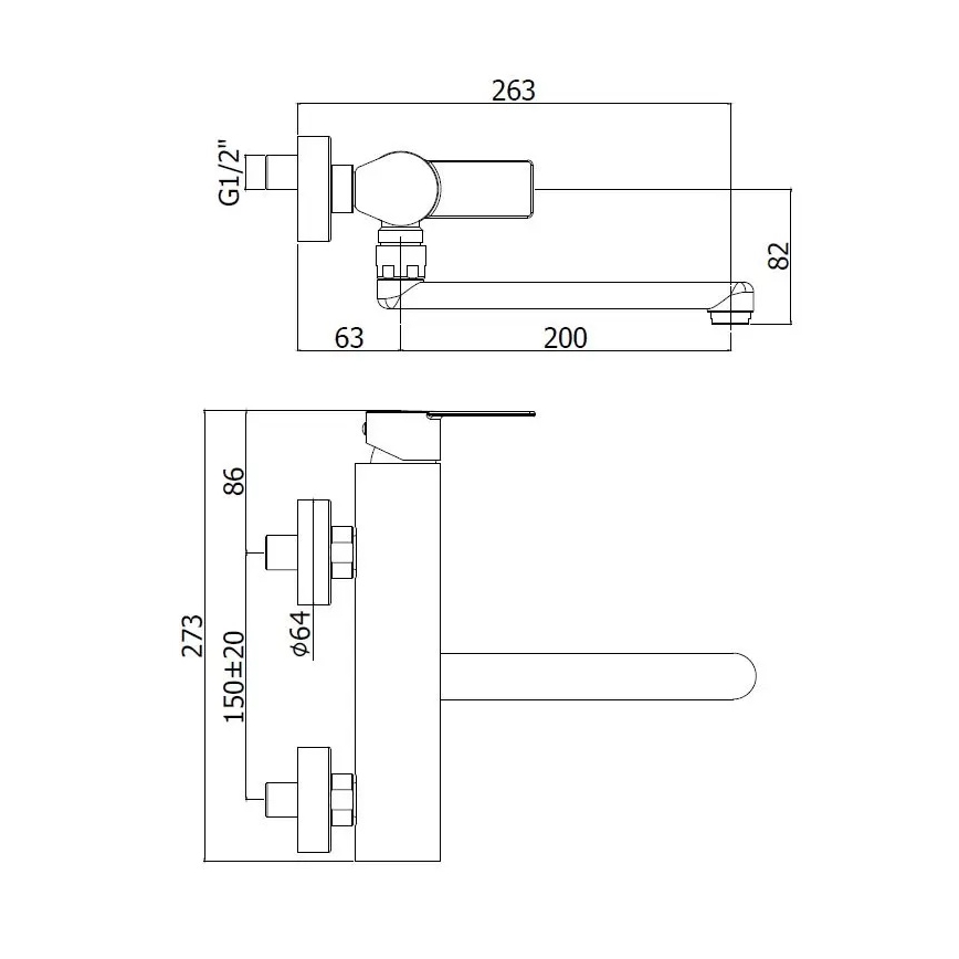 Paffoni - Keukenkraan TANGO, RVS
