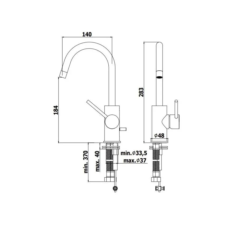 Paffoni - Wastafelkraan LIGHT goud