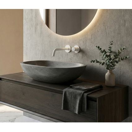 Paffoni - Wastafelkraan LIGHT voor inbouwmontage, mat wit