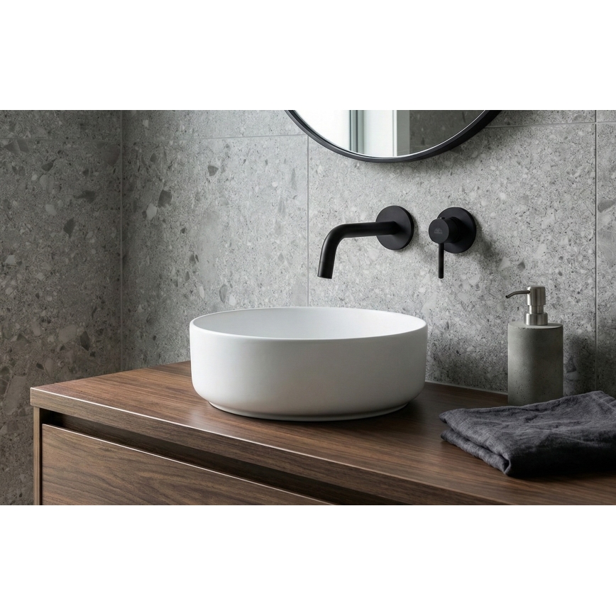 Paffoni - Wastafelkraan voor inbouwmontage LIGHT zwart