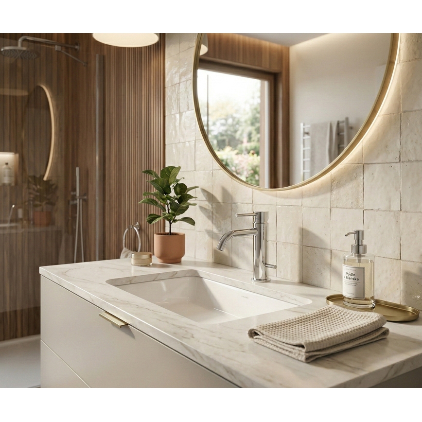 Paffoni - Wastafelmengkraan + afvoer LIGHT glanzend chroom