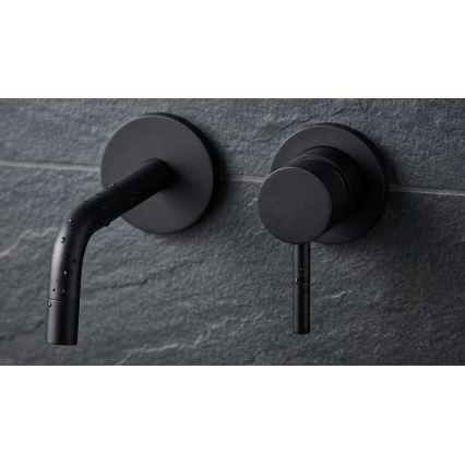 Paffoni - Wastafelmengkraan voor inbouw LIGHT zwart