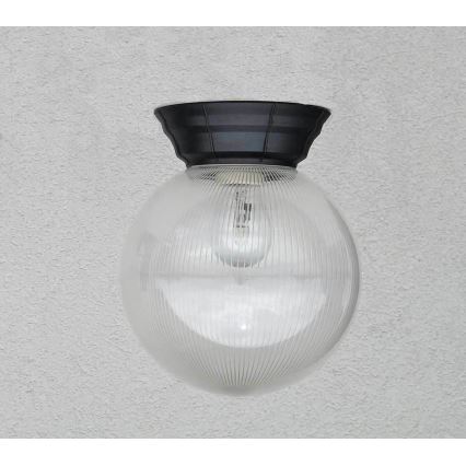 Plafondlamp voor buiten NADIR 1xE27/15W/230V IP44 transparant