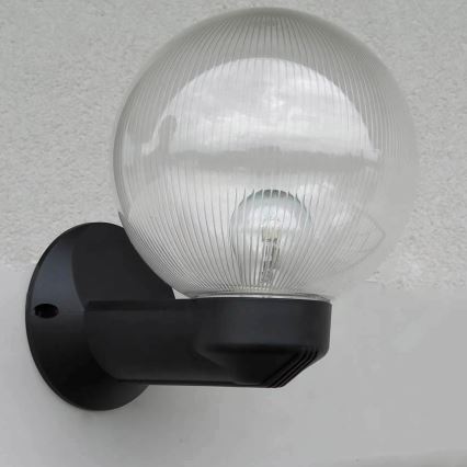 Wandlamp voor buiten NADIR 1xE27/15W/230V IP44 transparant