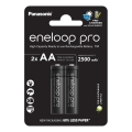 Panasonic - 2 st. Oplaadbare batterijen AA Eneloop Pro 2500 mAh