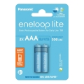 Panasonic - 2 st. Oplaadbare batterijen AAA Eneloop Lite 550 mAh
