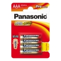 Panasonic - 4 st. Alkaline batterij AAA Pro Power 1,5V 1200 mAh
