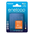 Panasonic - 4 st. Oplaadbare batterijen AAA Eneloop 800 mAh + Etui