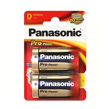 Panasonic LR20 PPG - 2 st. Alkaline batterij D Pro Power 1,5V