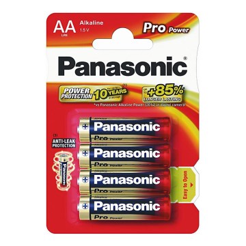 Panasonic LR6 PPG - 4 st. Alkaline batterij AA Pro Power 1,5V