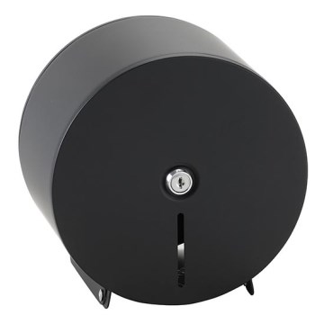 Papierdispenser 20 x 20 cm, RVS/zwart