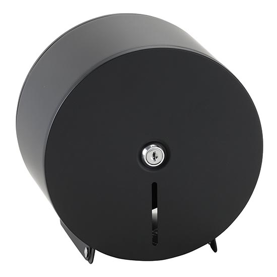 Papierdispenser 20 x 20 cm, RVS/zwart