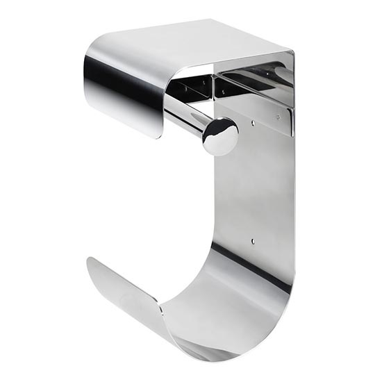 Papierhouder 12,5x26 cm RVS/zilver