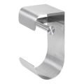 Papierhouder 12,5x26 cm rvs/zilver