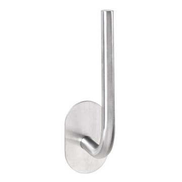 Papierhouder 4,5x18 cm RVS/zilver