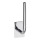 Papierhouder 4,5x18 cm RVS/zilverkleurig