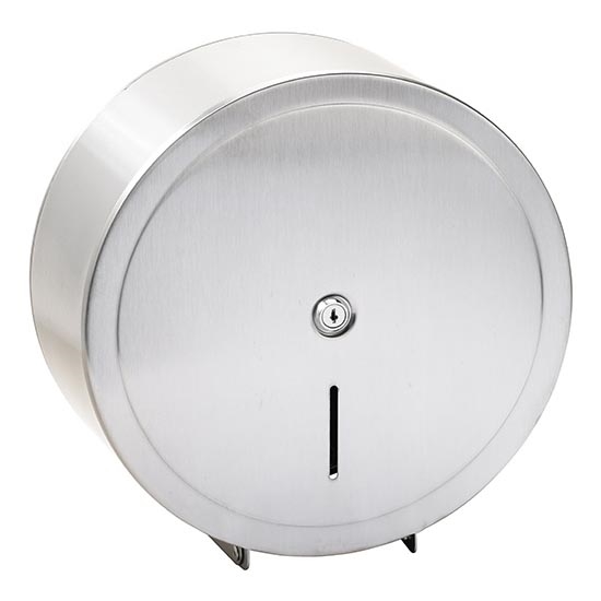 Papierlade 31 x 32,5 cm, roestvrij staal/zilver