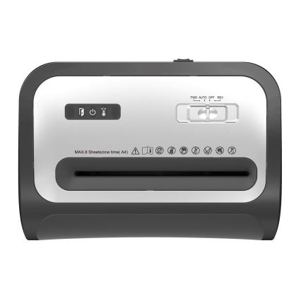 Papierversnipperaar voor A4, inhoud 22 l, 230 V, zwart