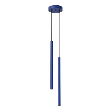 PASTELO hanglamp aan snoer 2xG9/8W/230V blauw