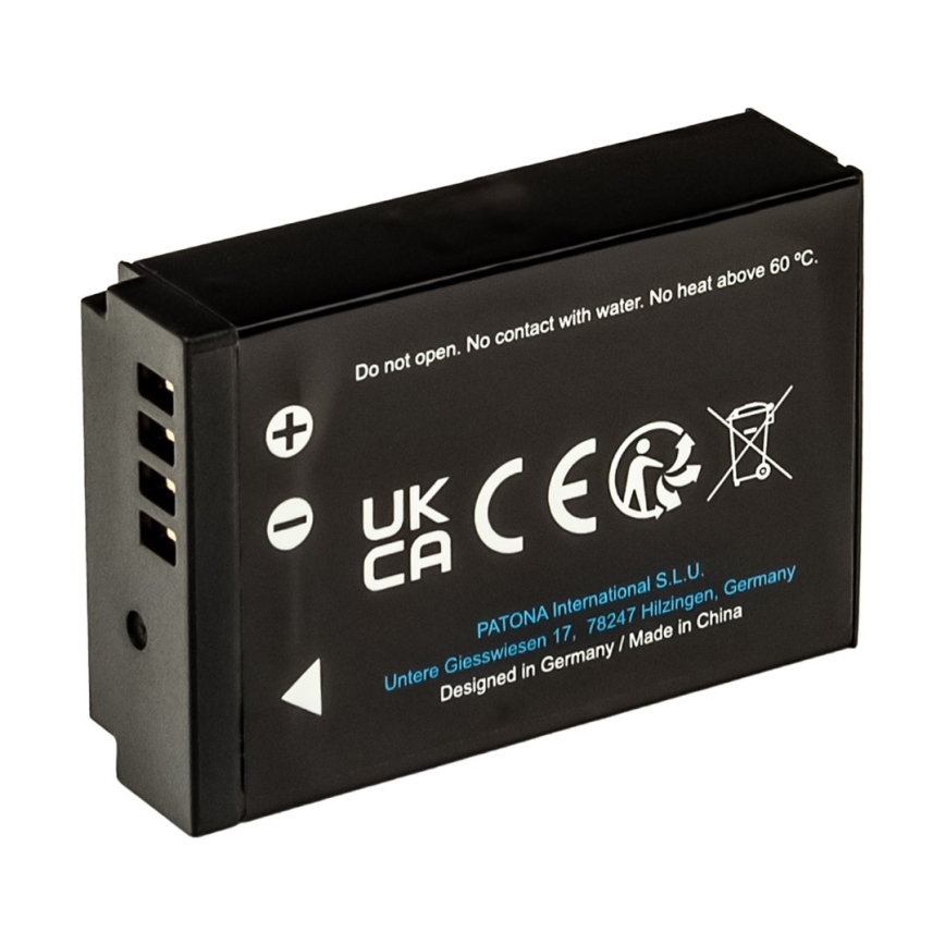 PATONA - Accu Canon LP-E12 750mAh Li-Ion Platinum USB-C opladen