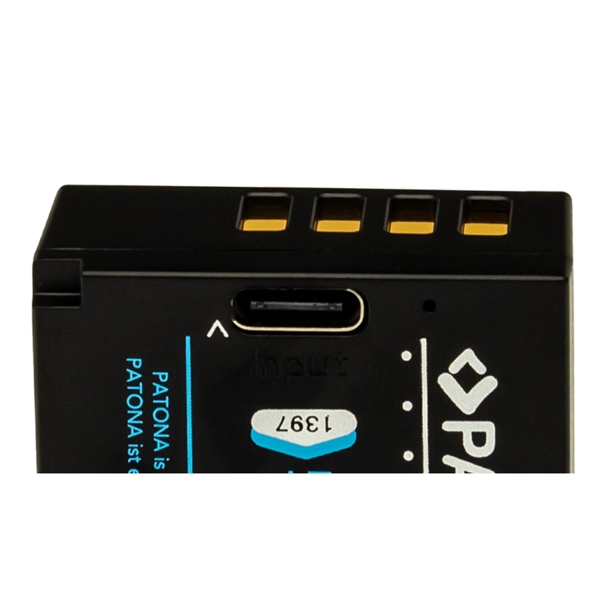 PATONA - Accu Fuji NP-W126S 1050mAh Li-Ion Platinum USB-C opladen