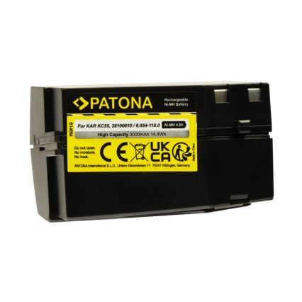 PATONA - Accu Kärcher K55/K65 3000mAh, Ni-Mh 4,8V 14,4Wh