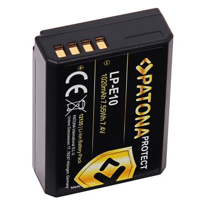 PATONA - Batterij Canon LP-E10 1020mAh Li-Ion Protect