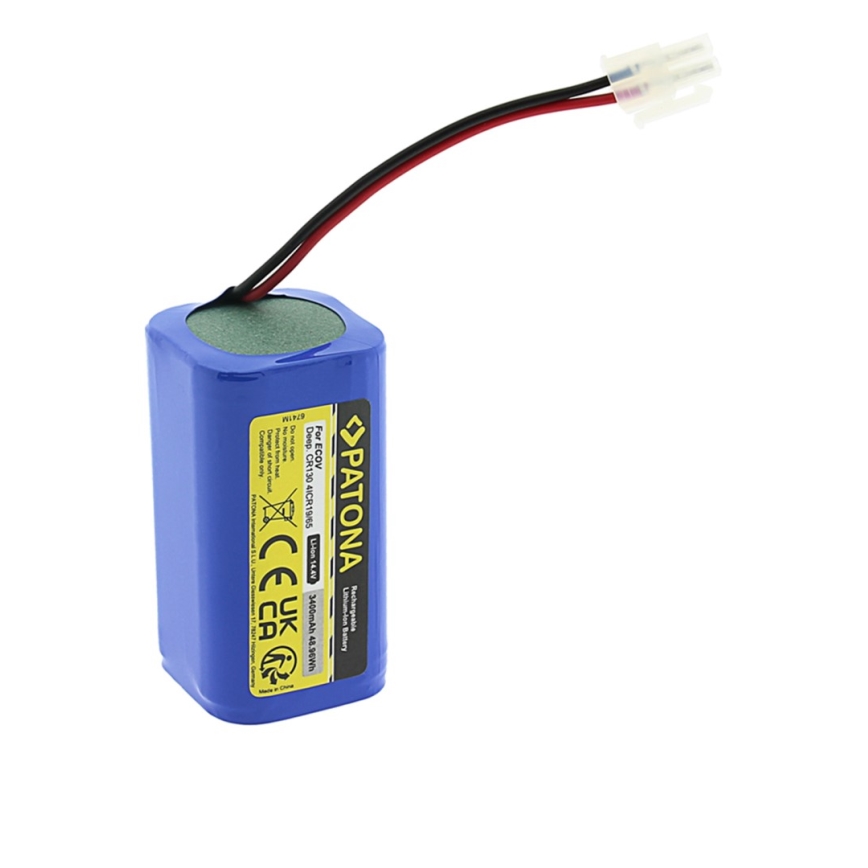 PATONA - Batterij Ecovacs Deebot CR130 3400mAh Li-ion 14.4V