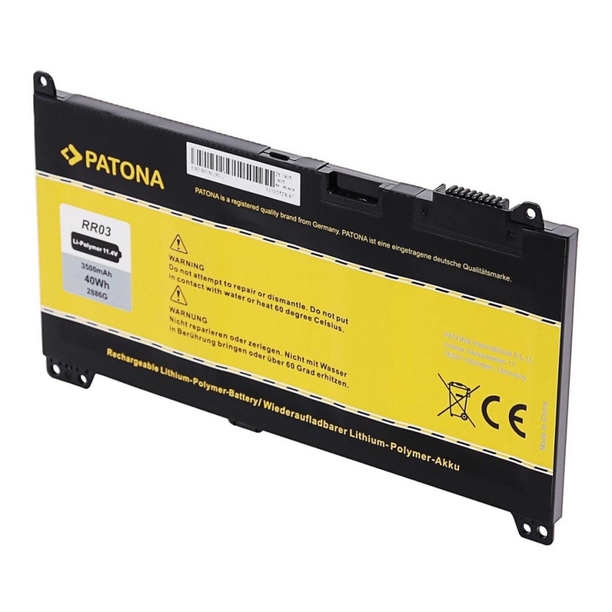 PATONA - Batterij HP 430/440/450 G4 3500mAh Li-Pol 11,4V RR03XL