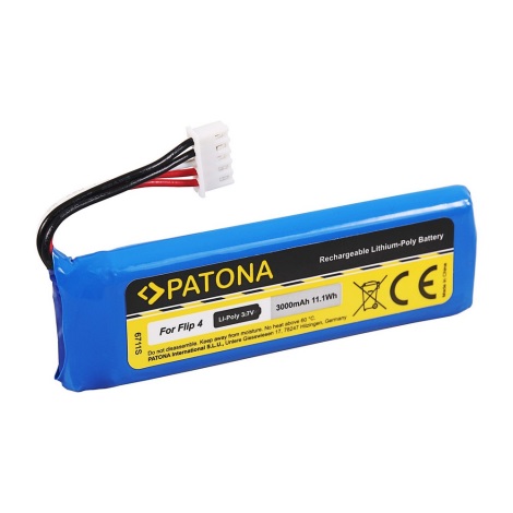 PATONA - Batterij JBL Flip 4 3000mAh 3,7V Li-Pol