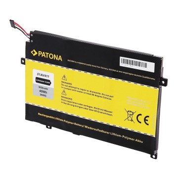 PATONA - Batterij Lenovo Thinkpad E470/E475 4400mAh Li-lon 10,95V 01AV411