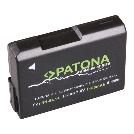 PATONA - Batterij Nikon EN-EL14 1100mAh Li-Ion Premium