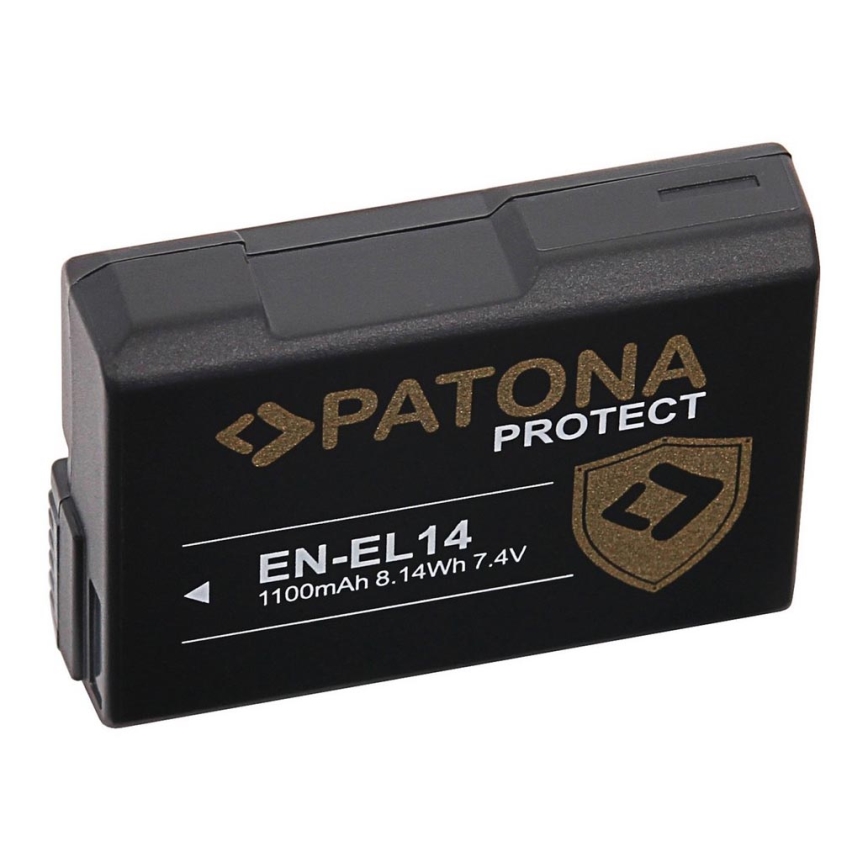 PATONA - Batterij Nikon EN-EL14 1100mAh Li-Ion Protect