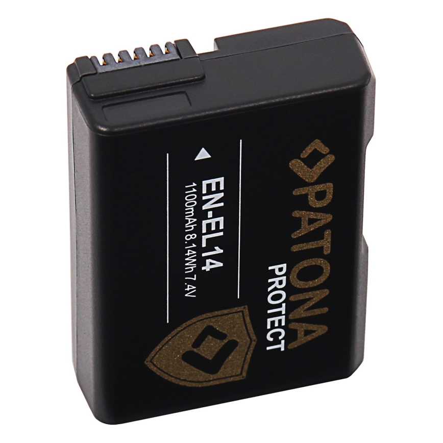 PATONA - Batterij Nikon EN-EL14 1100mAh Li-Ion Protect