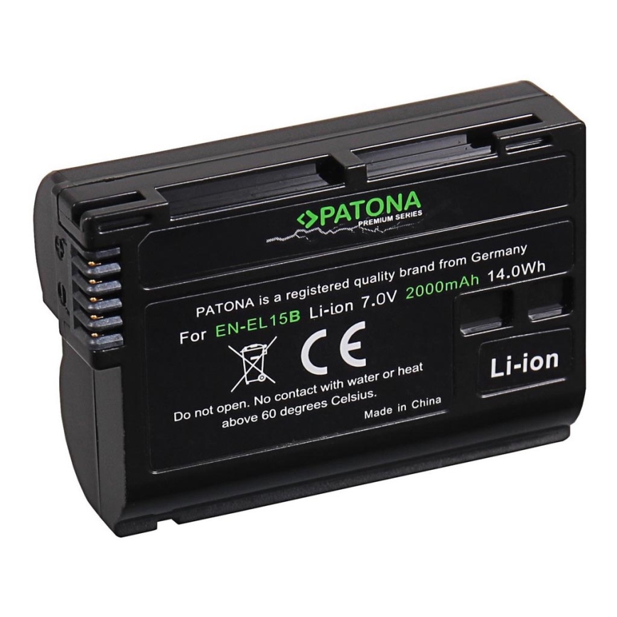 PATONA - Batterij Nikon EN-EL15B 2000mAh Li-Ion Premium