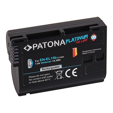 PATONA - Batterij Nikon EN-EL15B 2040 mAh Li-Ion Platinum