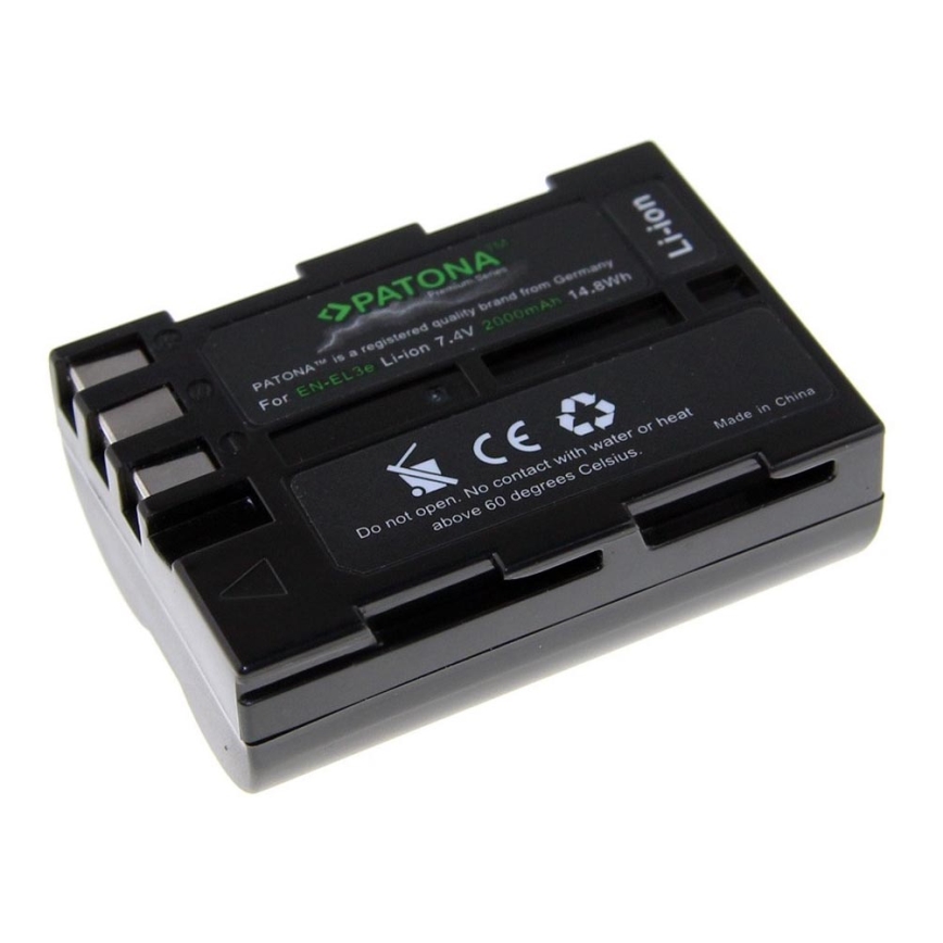 PATONA - Batterij Nikon EN-EL3e 2000mAh Li-Ion Premium