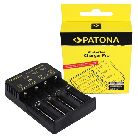 mixer loterij Lenen PATONA - Batterij oplader AA/AAA/18650/14500/CR123A | Lampenmanie