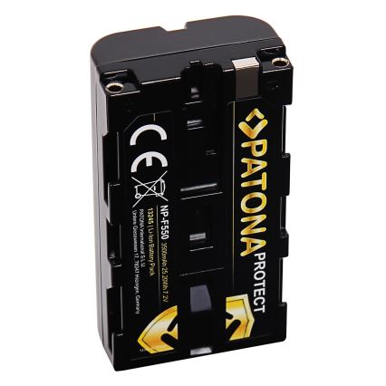 PATONA - Batterij Sony NP-F550 3500mAh Li-Ion 7,2V Protect