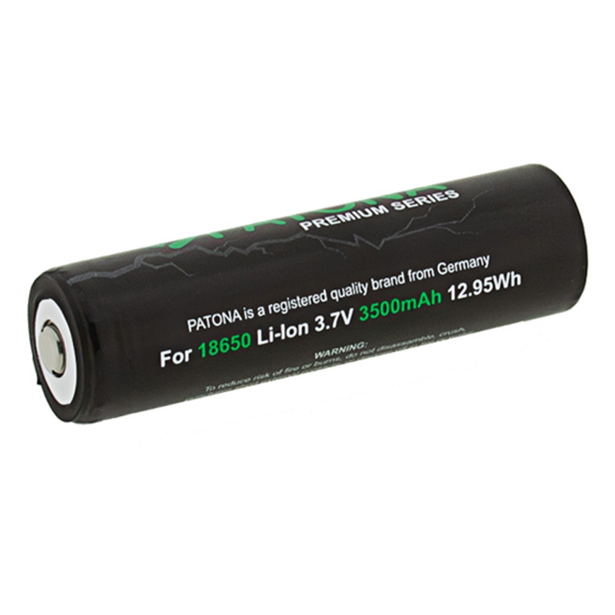 PATONA - Li-ion-accu 18650 PREMIUM 3500 mAh 3,7 V