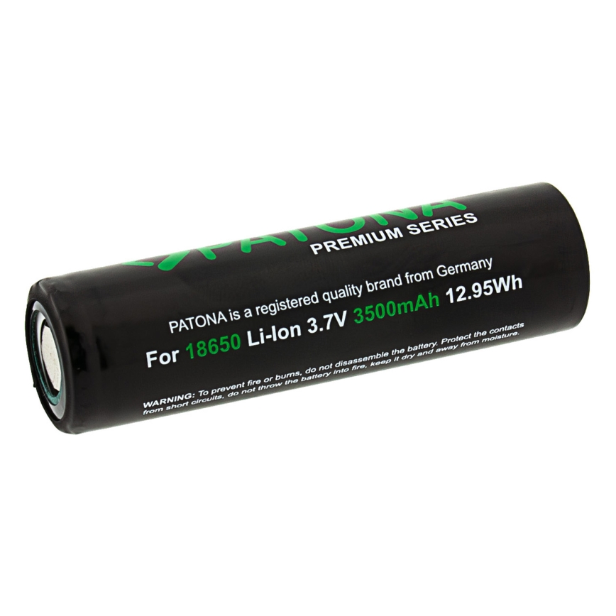 PATONA - Oplaadbare Li-ion accu 18650 3500 mAh PREMIUM 3,7V