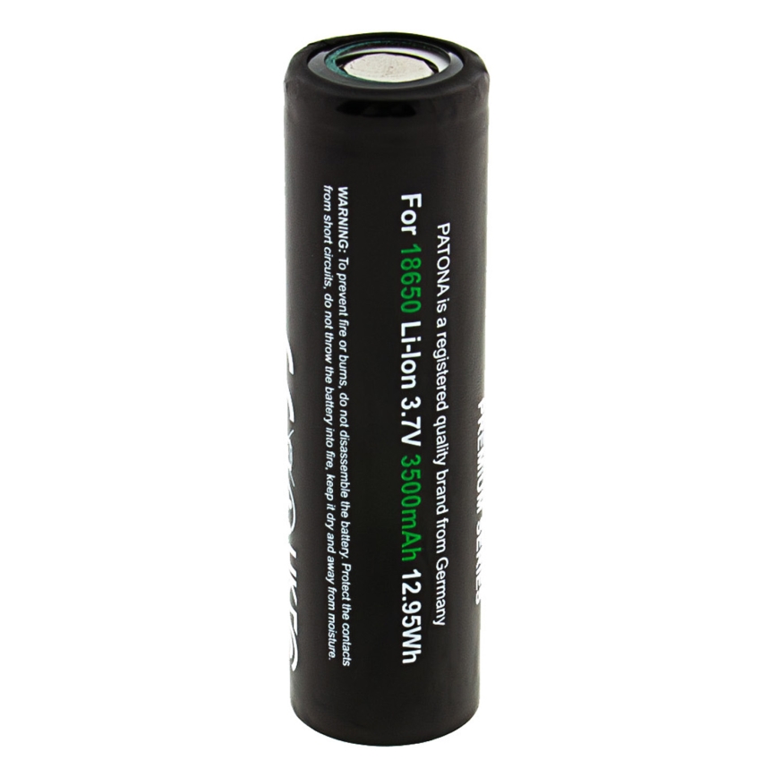 PATONA - Oplaadbare Li-ion accu 18650 3500 mAh PREMIUM 3,7V
