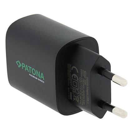 PATONA - Oplader USB-C Power delivery 20W/230V zwart