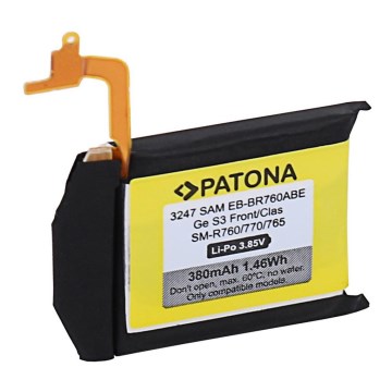 PATONA - Samsung Gear batterij S3 380mAh