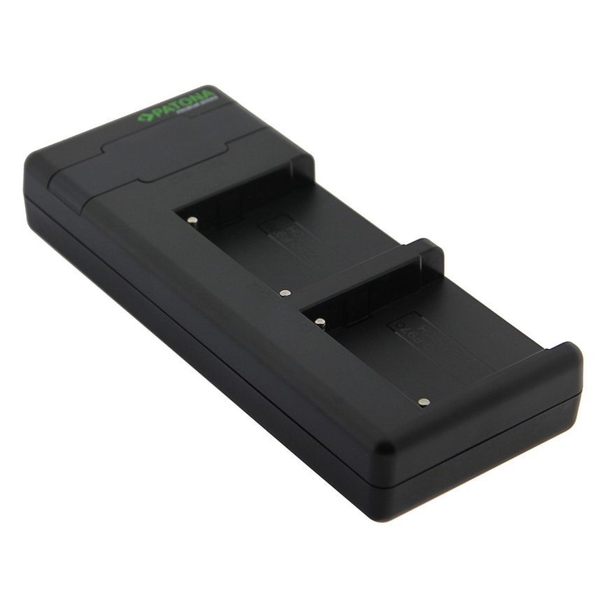 PATONA - Snellader Dual Sony F550/F750/F970/FM50 + kabel USB-C 0.6m