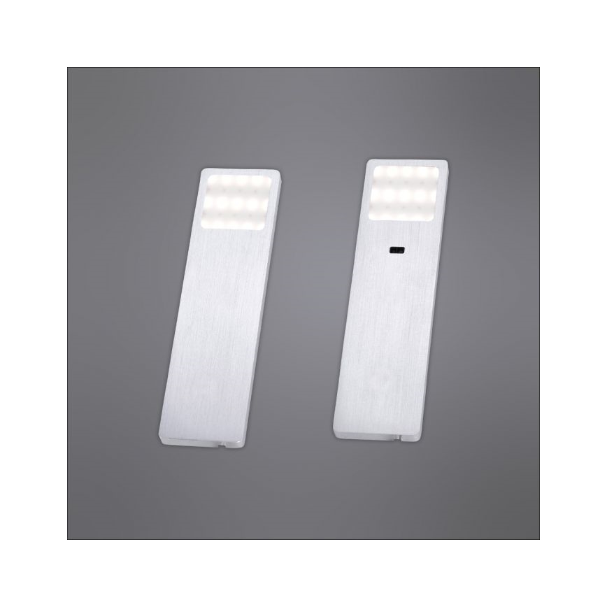 Paul Neuhaus 1120-95-2 - SET 2x LED Meubel Verlichting met Sensor HELENA LED/2W/230V