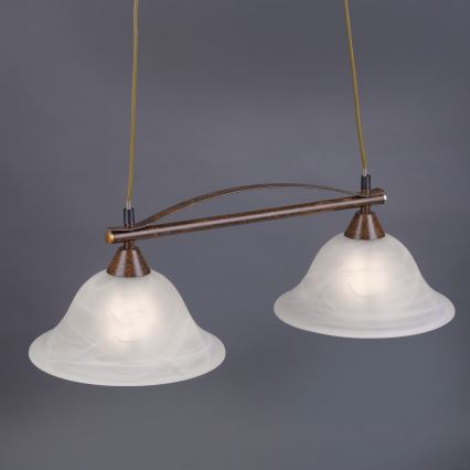 Paul Neuhaus 15242-48 - Hanglamp aan een koord NELLY 2xE14/40W/230V