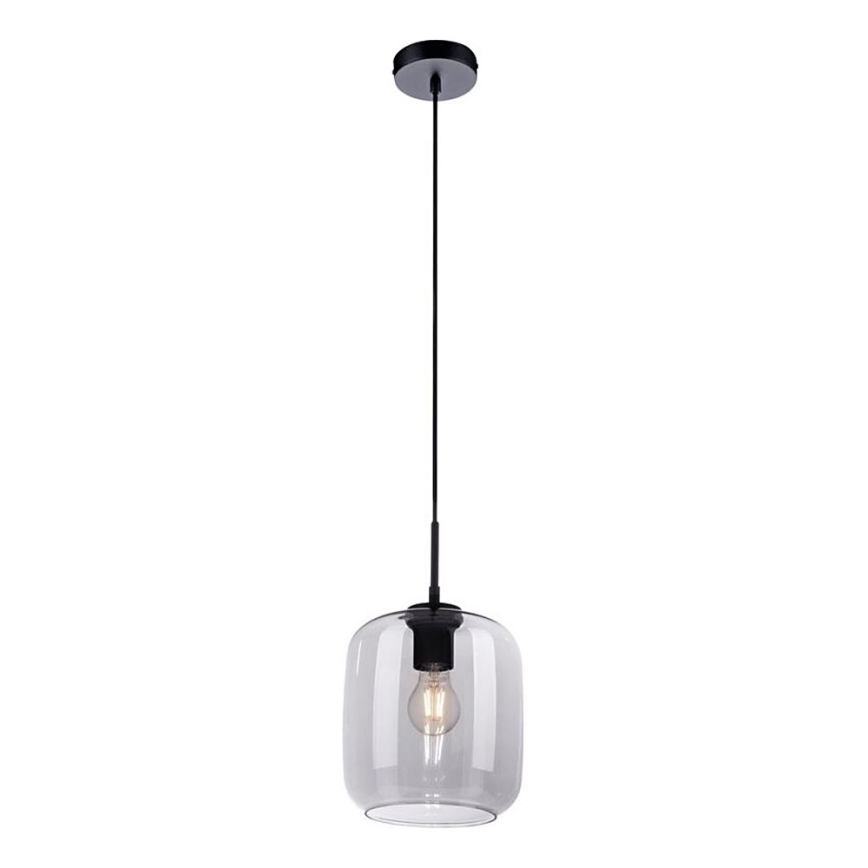 Paul Neuhaus 2002-25 - Hanglamp aan een koord SHITAKE 1xE27/10W/230V diameter 20 cm gerookt