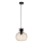 Paul Neuhaus 2003-27 - Hanglamp aan een koord SHITAKE 1xE27/10W/230V diameter 25 cm gerookt