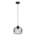 Paul Neuhaus 2005-25 - Hanglamp aan een koord BOLETUS 1xE27/10W/230V diameter 23,5 cm grijs